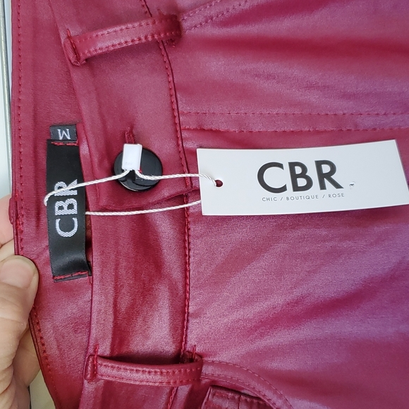 CBR Pleather Pants NWT - Picture 3 of 5